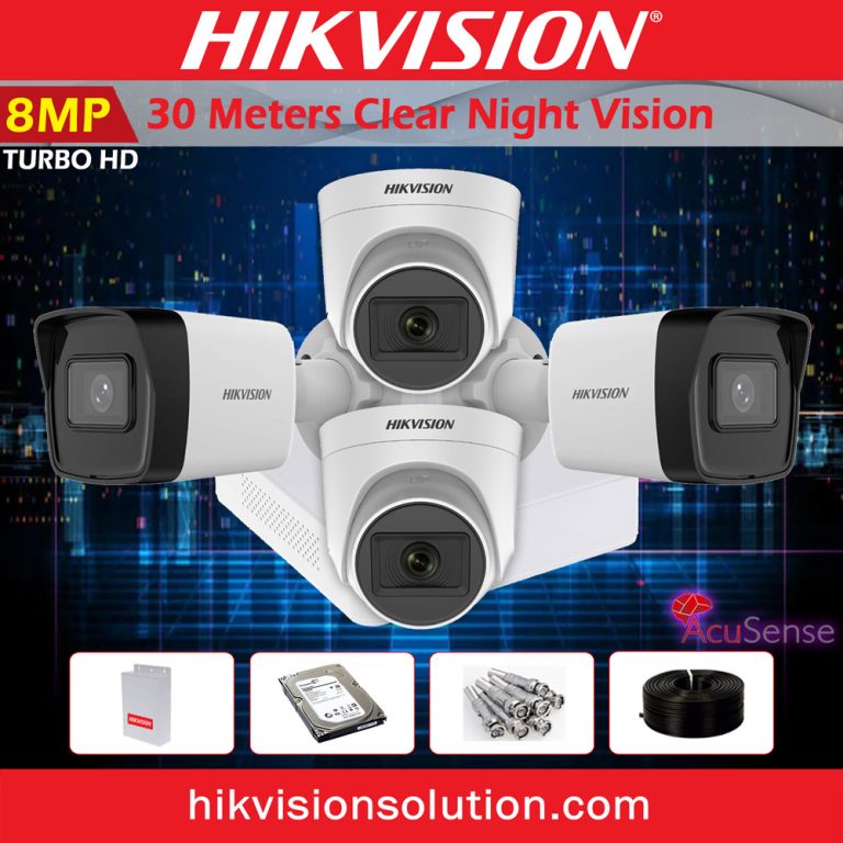 Hikvision Mp K Turbo Hd Security Camera With Mp Recording Dvr Diy Kit