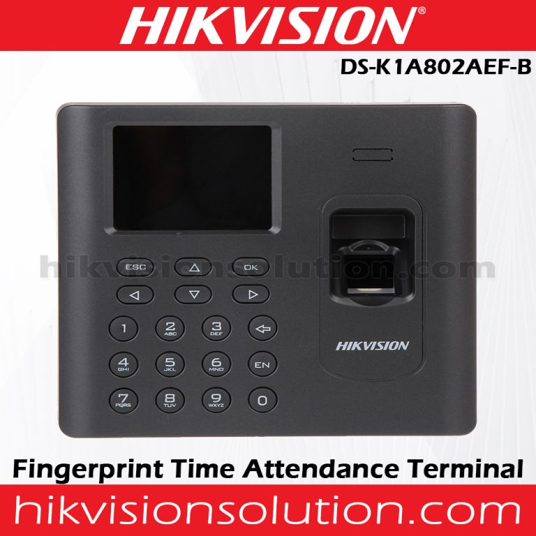 Hikvision Ds K A Aef B Fingerprint Time Attendance System In Sri