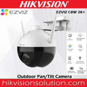EZVIZ Security Camera Outdoor, Auto Tracking, WiFi Camera, 360° Visual Coverage, IP65 Waterproof, Color Night Vision, AI Person Detection Two-Way Talk,Support Mic
