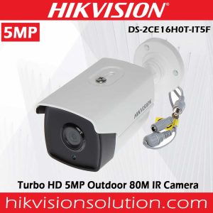 Hikvision DS-2CE16H0T-IT5F 5MP Fixed Bullet 80M IR Camera Sri Lanka