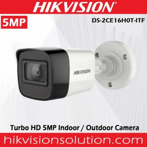 Hikvision DS-2CE16H0T-ITF 5 MP Fixed Mini Bullet Camera sri lanka