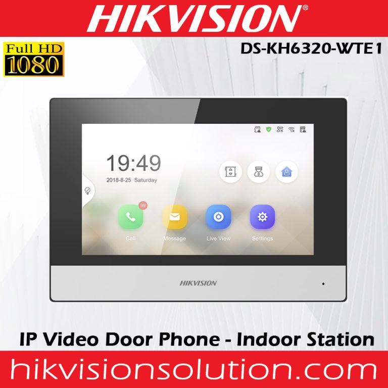 Hikvision Ds Kh Wte Video Door Phone Indoor Station Best Price Sri