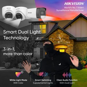 2MP 1080P Smart Hybrid Light CCTV System