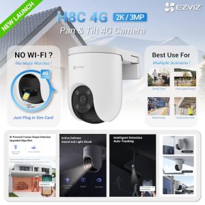 H8C 4G SIM Suported Smart Outdoor PT Camera sale Sri Lanka with Best Price EZVIZ