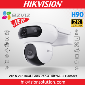 Best EZVIZ H90 Dual Lens Dual Rotations 2K Pan & Tilt 4mp Wi-Fi Camera Sale