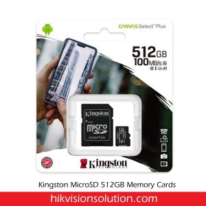 Best Kingston Canvas Select Plus MicroSD 512GB   100Mbps Original Class 10 UHS-I Memory Cards