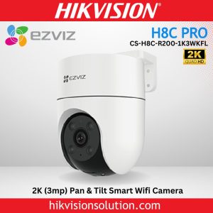 EZVIZ H6c Pro 2K (3mp) Pan & Tilt Smart Home Color Night Vision Wifi Camera sale