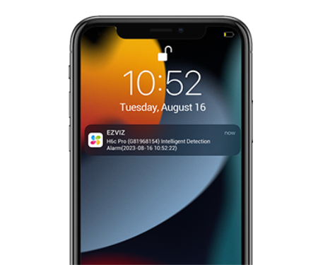 EZVIZ H6c Pro 4K Get the notifications