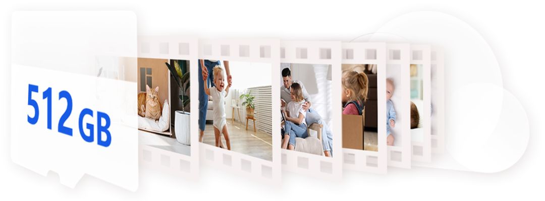 EZVIZ H6c Pro 4K up to 512GB storages