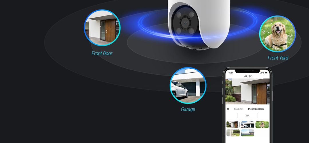 EZVIZ H8C Pro 2K 3MP Sri Lanka auto tracking