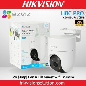 EZVIZ H8c Pro 2K Pan Tilt AI-Powered intruder detection Siren Smart Wi-Fi Camera