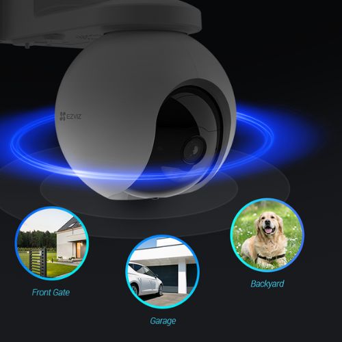 EZVIZ HB8 2K 3MP Battery Powered Pan Tilt 4G Solar camera