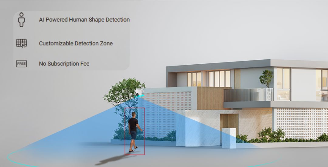 H8c Pro 2K smartly detects moving human shapes