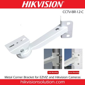 Universal Metal Corner Bracket for EZVIZ and Hikvision Cameras