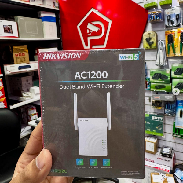 Best Hikvision DS-3WRE12C AC1200 Dual Band Wi-Fi Extender Sale in Sri Lanka