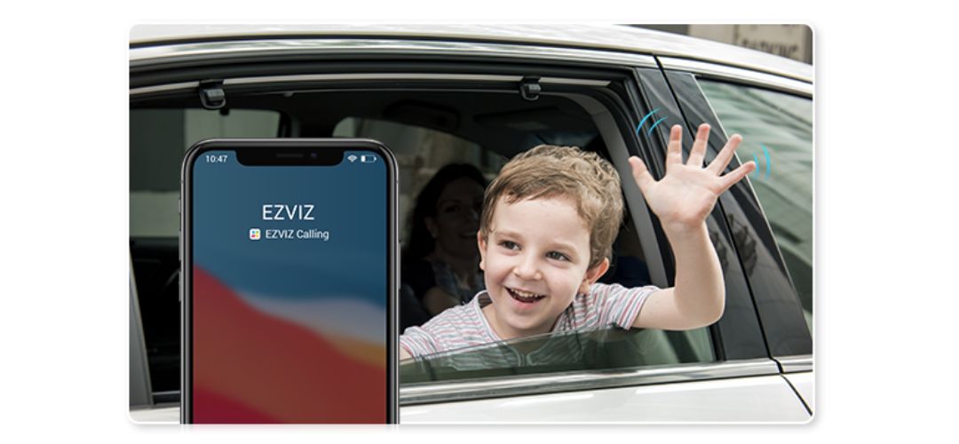 EZVIZ H3C 3K smart wifi camera Ring up a call by simply waving your hand