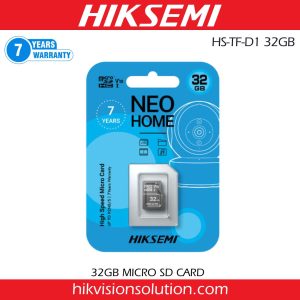 HIKSEMI Micro SD memory card for ezviz smart camera sri lanka HS-TF-D1 32GB