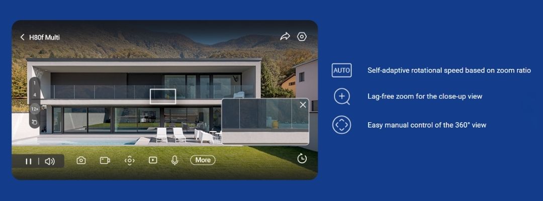 the H80f Multi ensures satisfying user experience with simple controls