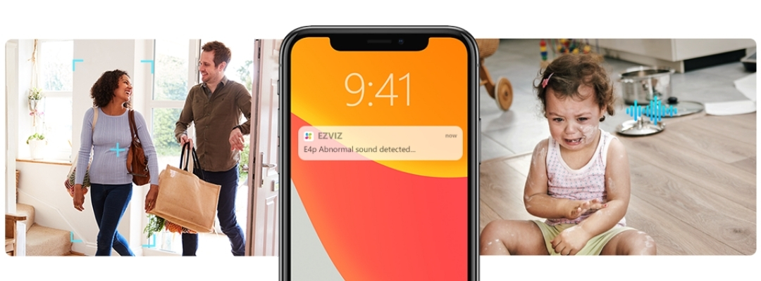 EZVIZ E4p 3K+ 6MP Smart Wi-Fi Camera - Detect activities