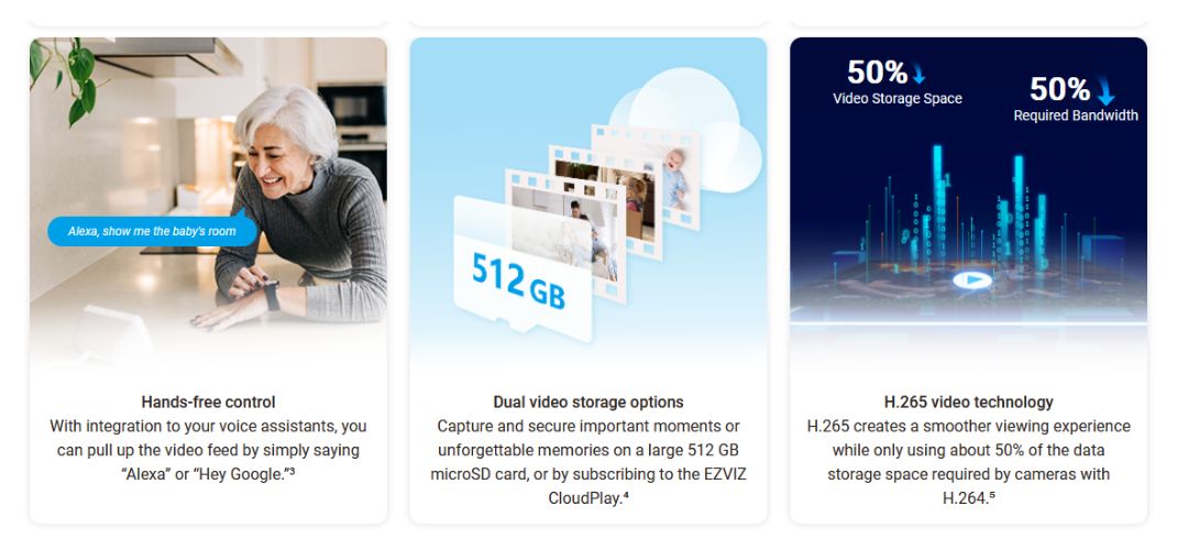 S10 2K+ Smart Video Calling Camera - Hands-free control