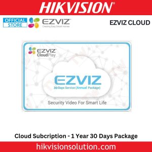 EZVIZ Cloud Storage Subscription 30 Days 1 Year Package Best Price Sri Lanka